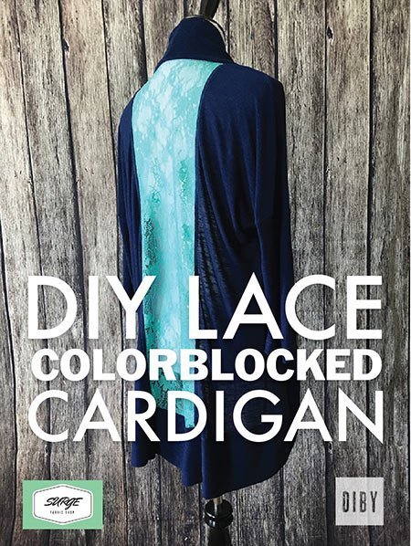 How to Color Block with Lace Sewing Tutorial