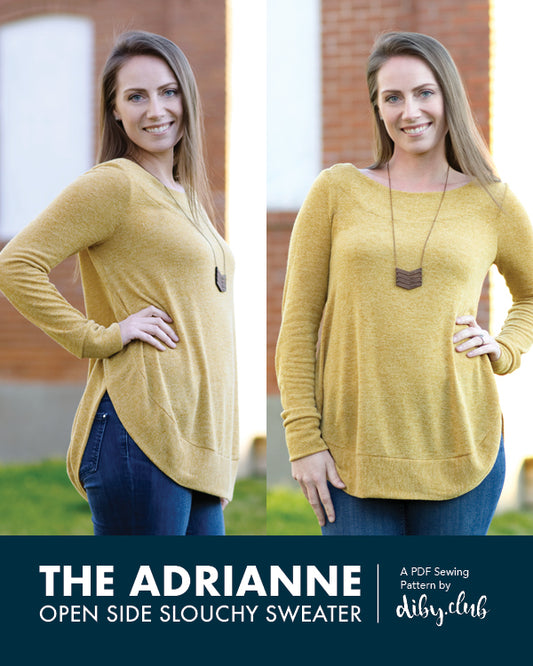 Stop Choosing Between Cozy and Style and Sew the Adrianne Sweater Instead!