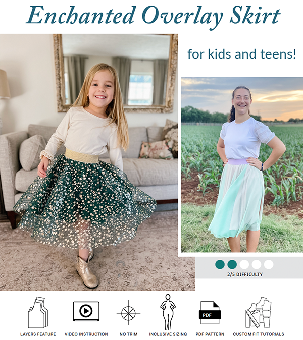 Enchanted Overlay Skirt (Childrens)