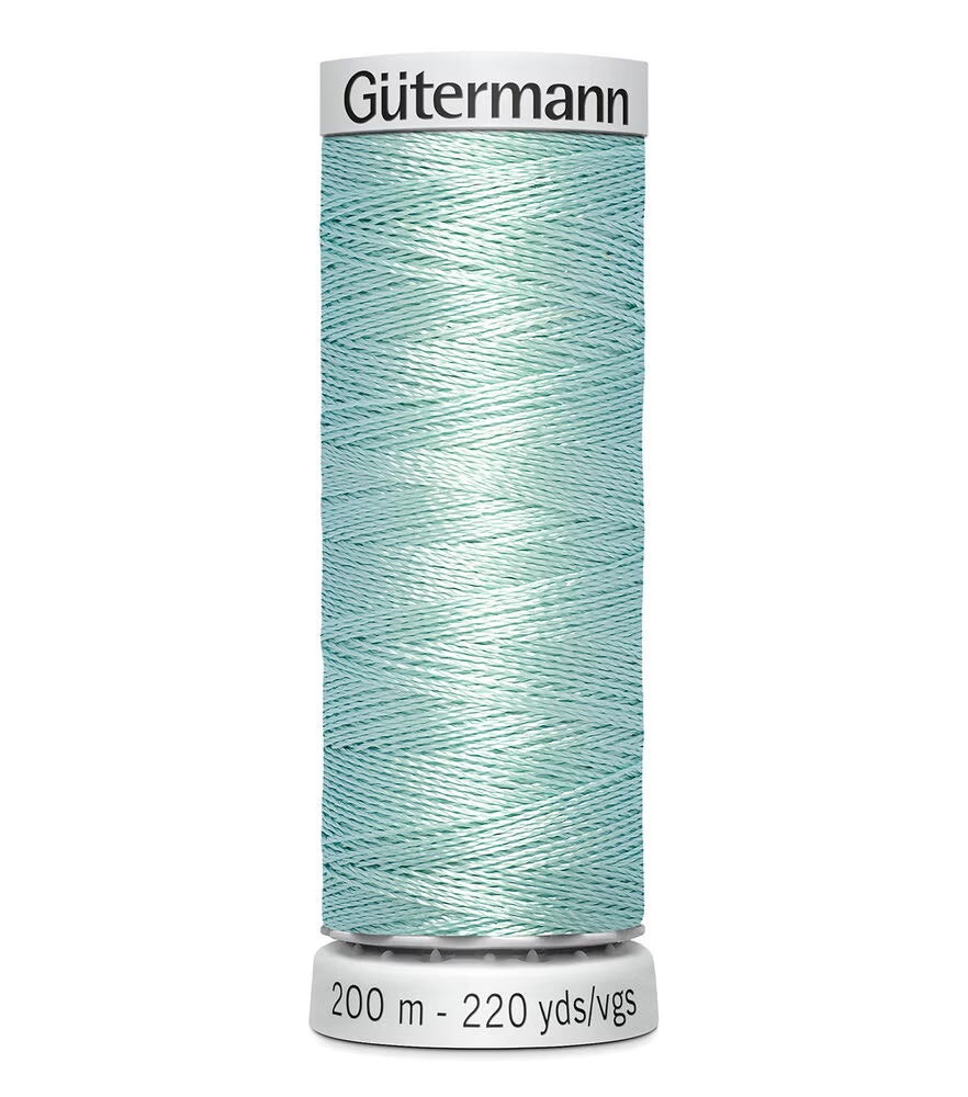 Spool of Gütermann Aqua Shimmer 6445 Embroidery Thread
