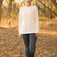 Women's ABB Shirt with long sleeves and high crew neck. 