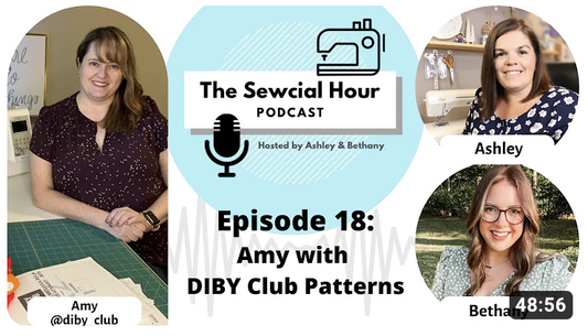 Amy of DIBY Club featured on Sewcial Hour Podcast