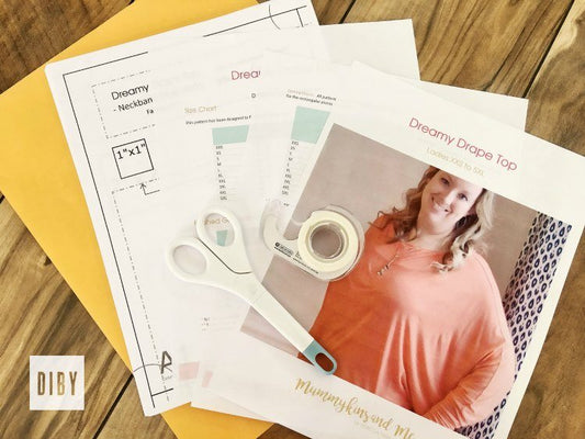 How to Tape, Cut and Organize Your PDF Sewing Patterns