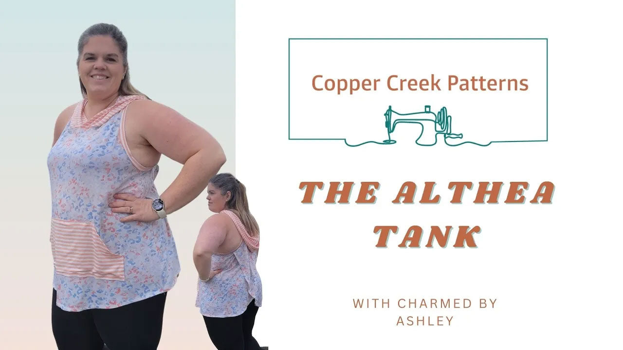 Load video: How to sew the Althea Tank