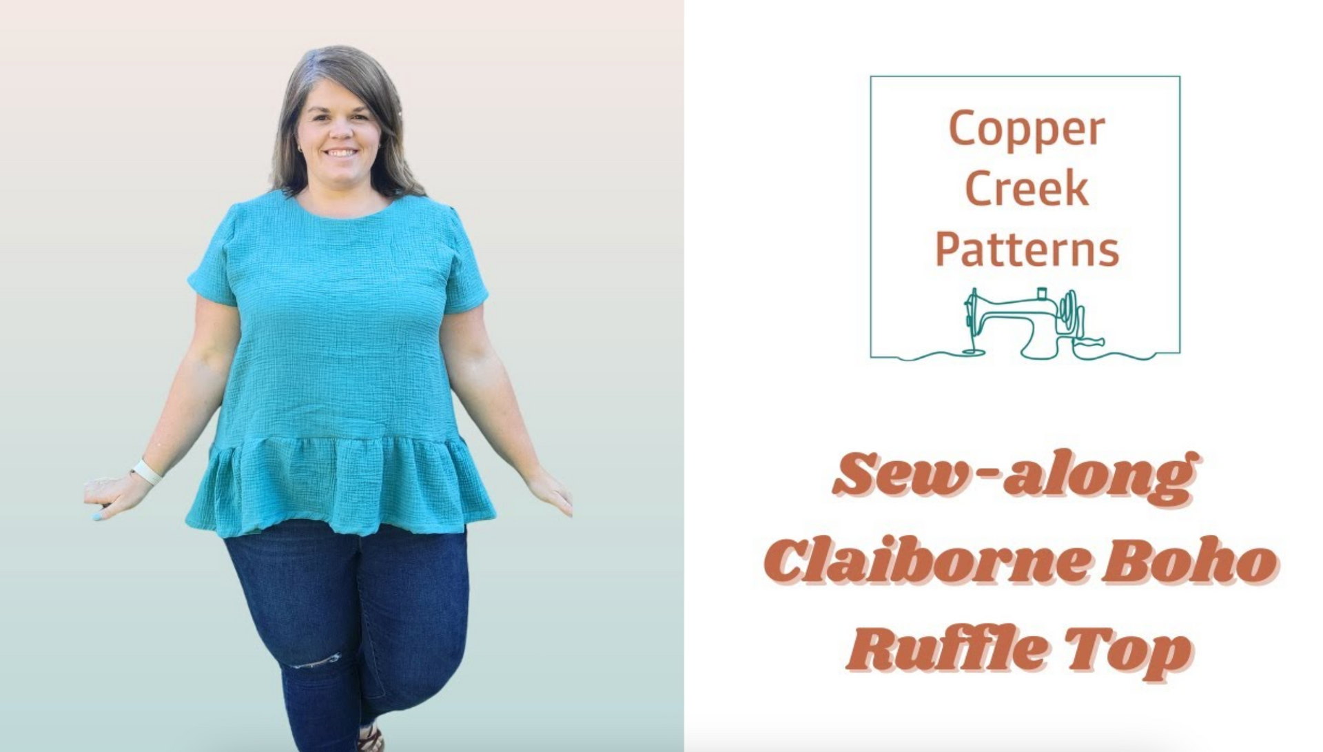 Load video: How to Sew the Claiborne Top