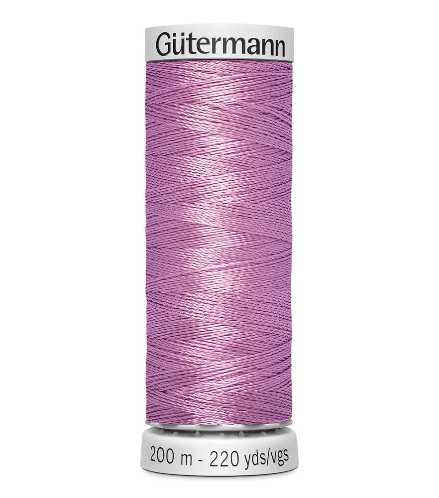 Spool of Gütermann Purple Iris 5240 Embroidery Thread