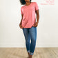 ABB Women's Shirt with short sleeves and crew neck. 