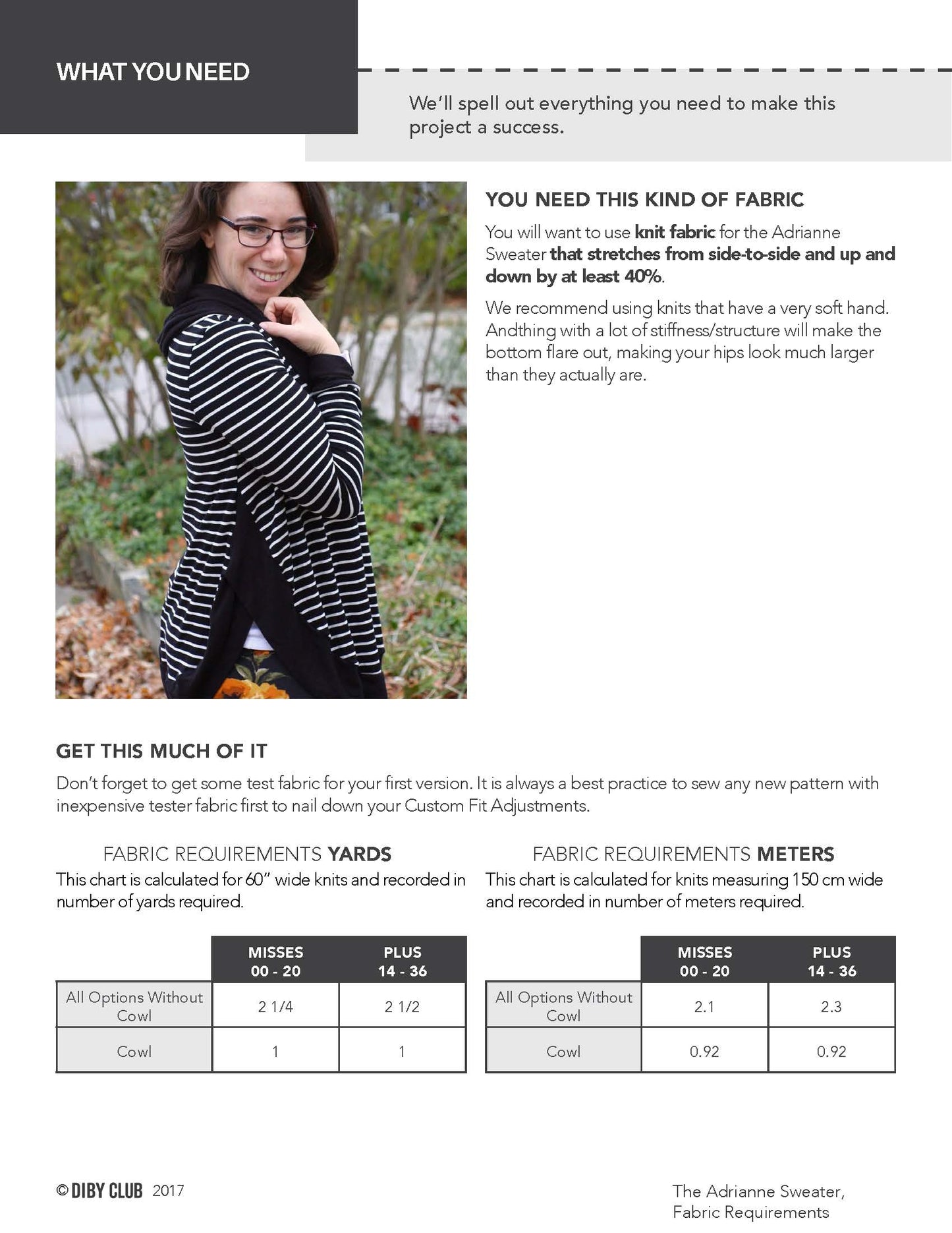 Adrianne Open Side Sweater Print Pattern